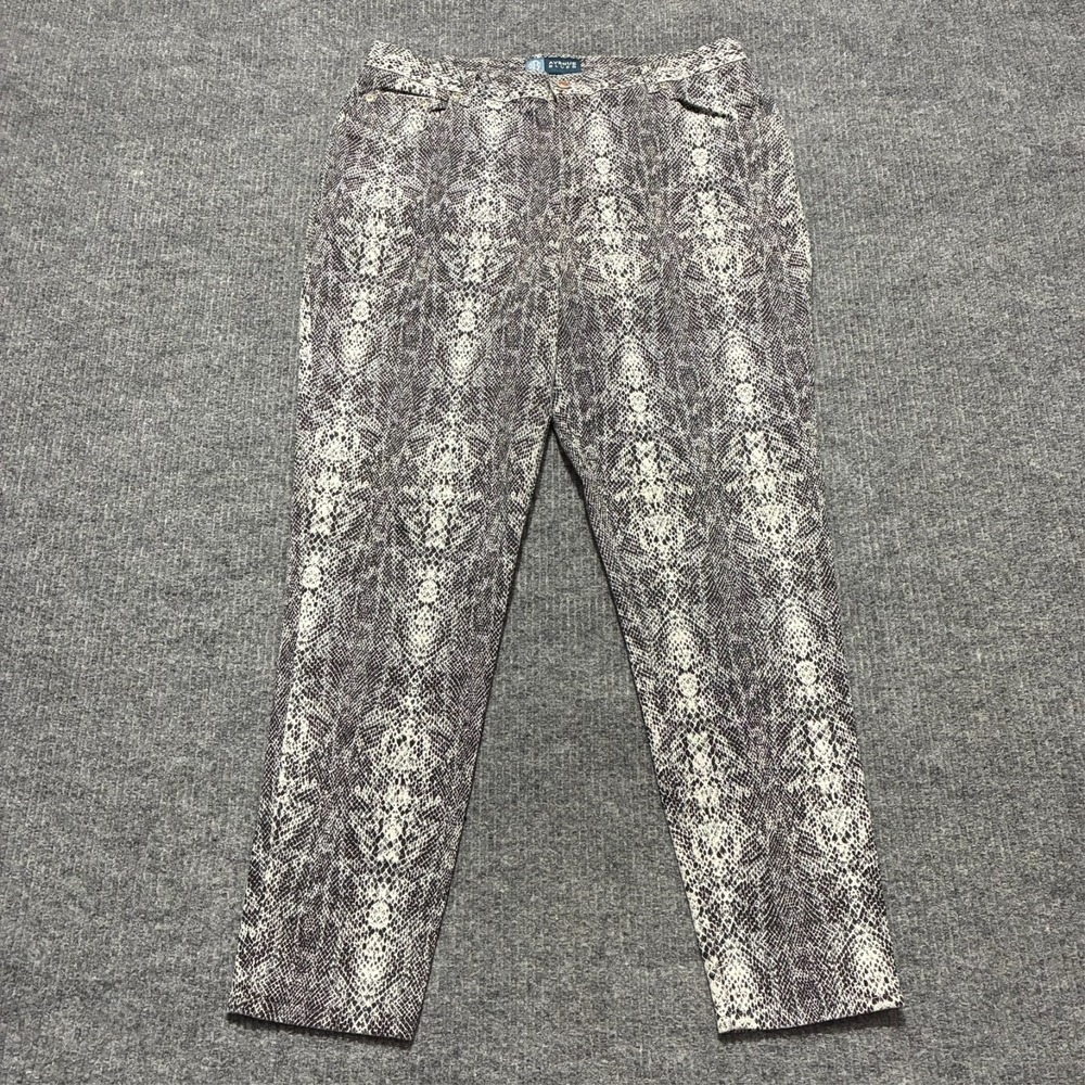 Vintage Avenue Blues Womens Pants Size 18W Animal‎ Print Stretch High Rise